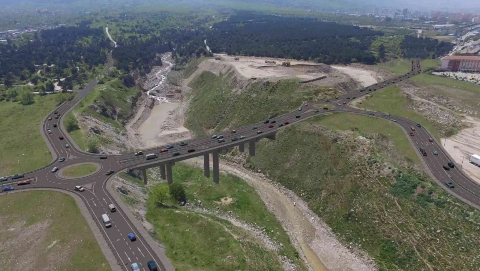 Ankara yolunun alternatifi, köprülerle şekilleniyor
