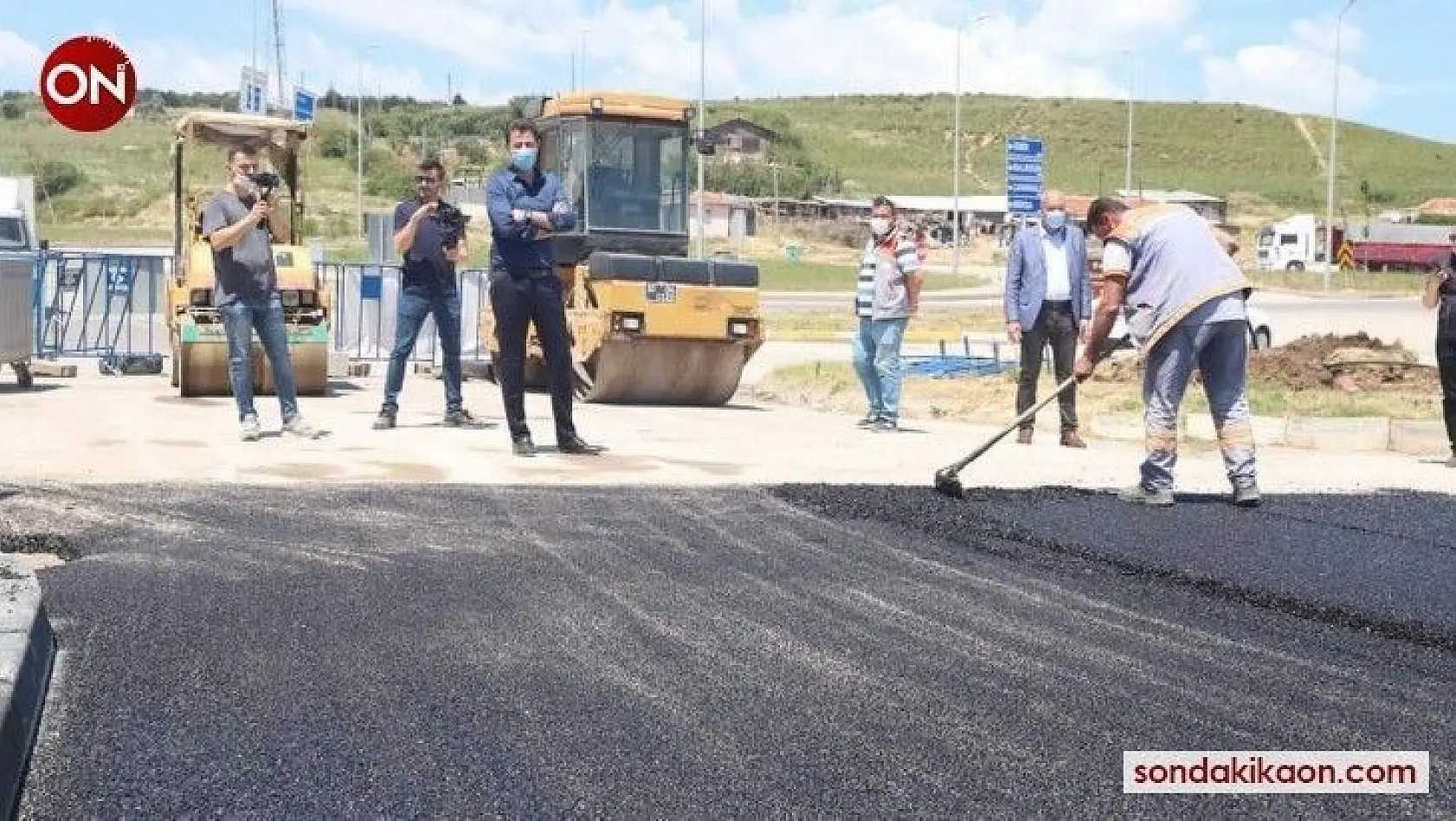Atatürk Bulvarı asfaltlanıyor