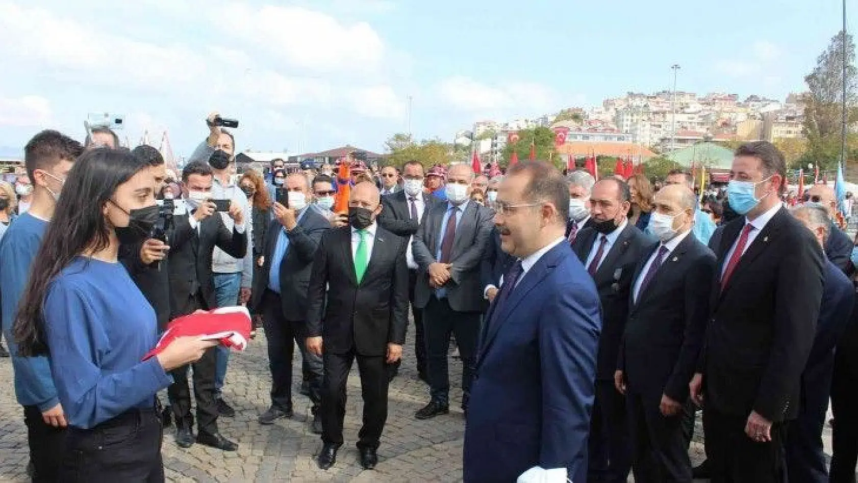 Atatürk'ün Bandırma'ya gelişinin 96. yıldönümü kutlandı