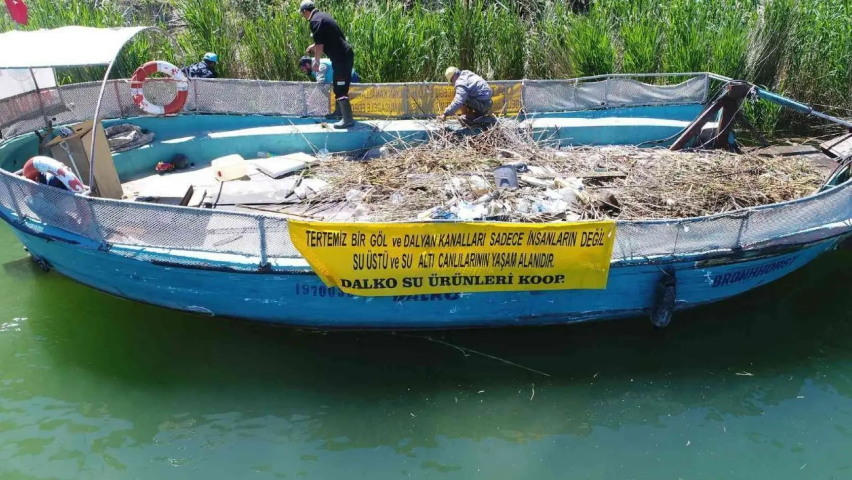 Atıklar, Köyceğiz Gölü ile Dalyan kanallarında tehlike oluşturuyor