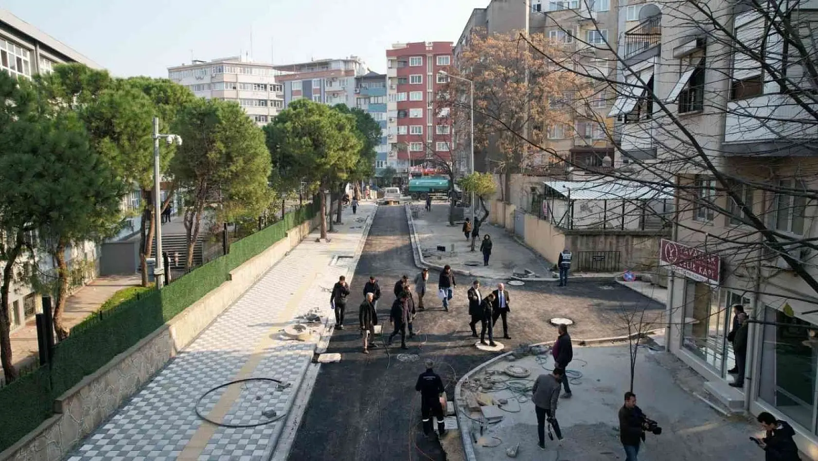 Avni Gemicioğlu'nda ilk kat asfalt tamamlanıyor