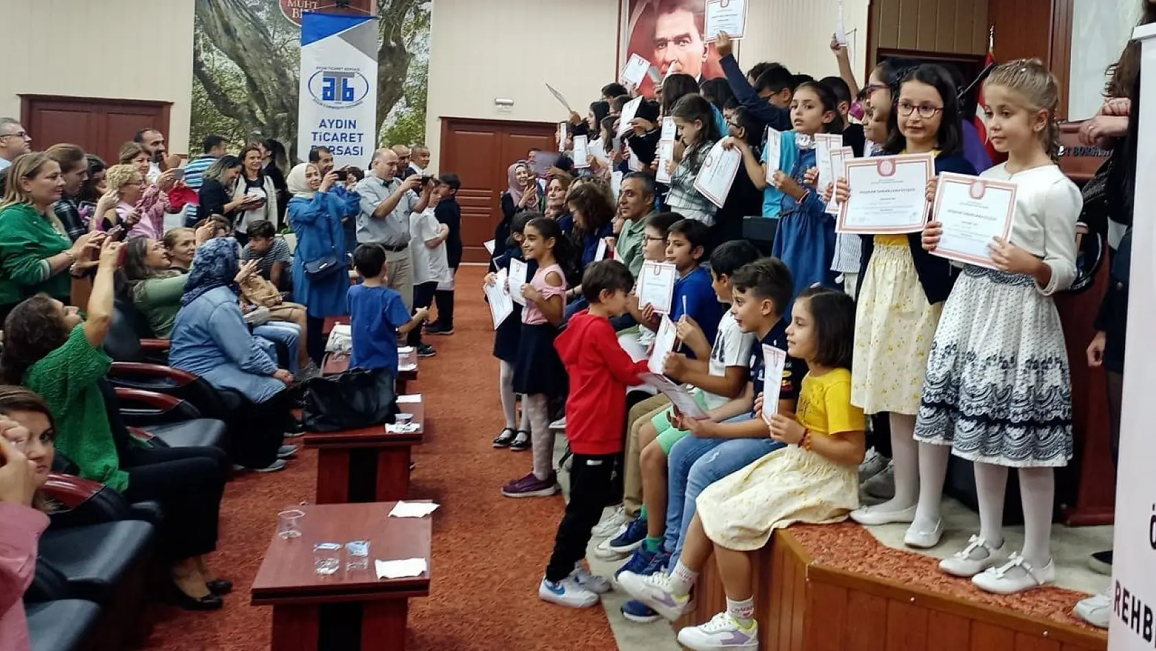 Aydın BİLSEM'de 'Uyum Dönemi Belge Töreni' gerçekleştirildi