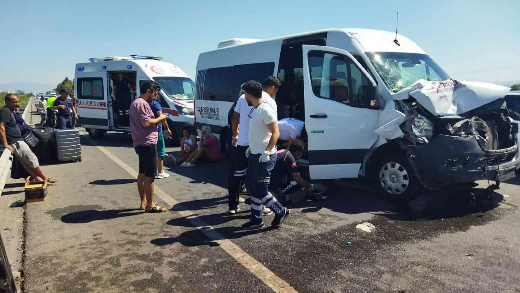 Aydın'da trafik kazası: 10 yaralı