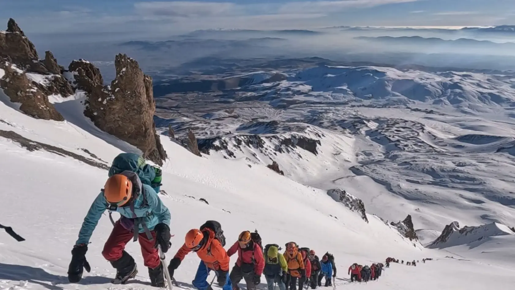 Aydınlı dağcılar, Anadolu'nun Olimpos'una tırmandı