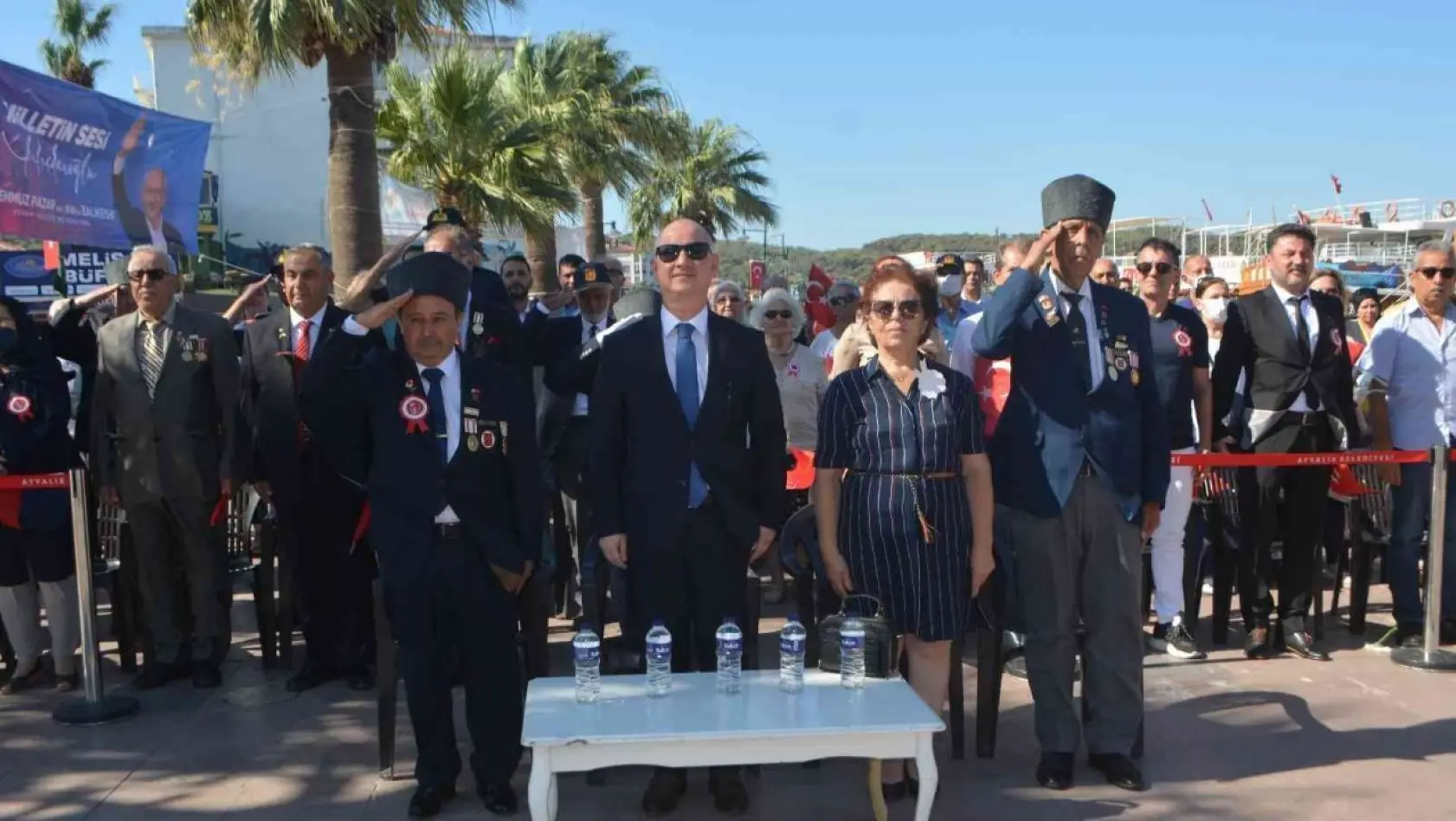 Ayvalık'ta Kıbrıs Zaferi'nin 48. yıldönümü kutlandı
