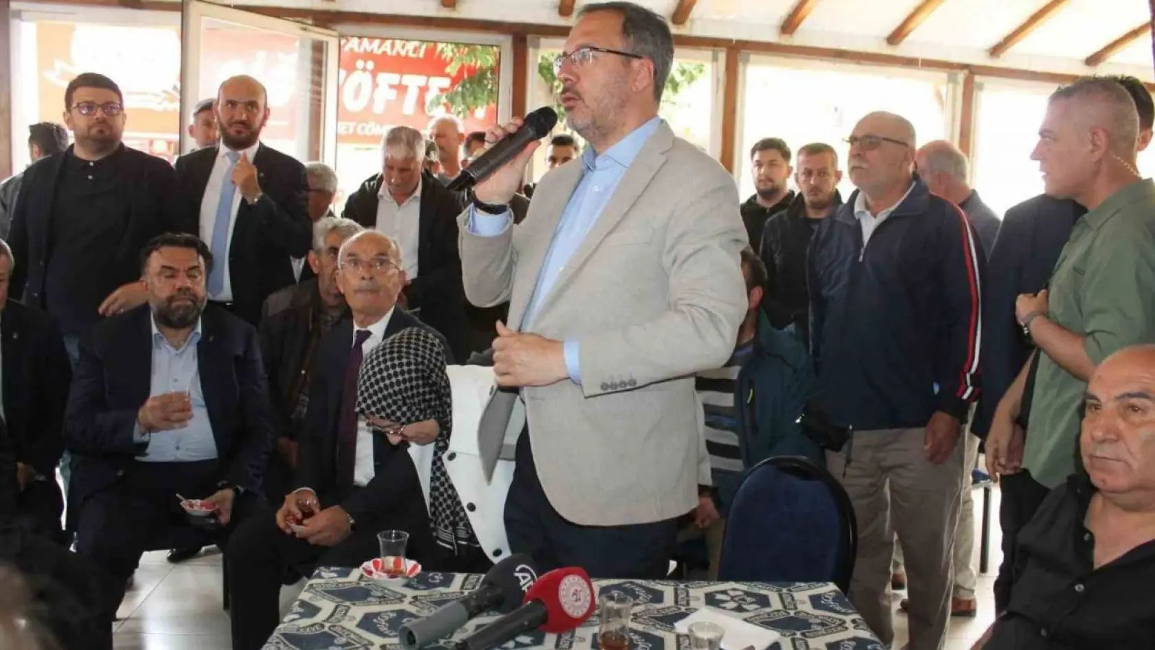 Bakan Kasapoğlu, 2. tur için Manyas'tan destek istedi
