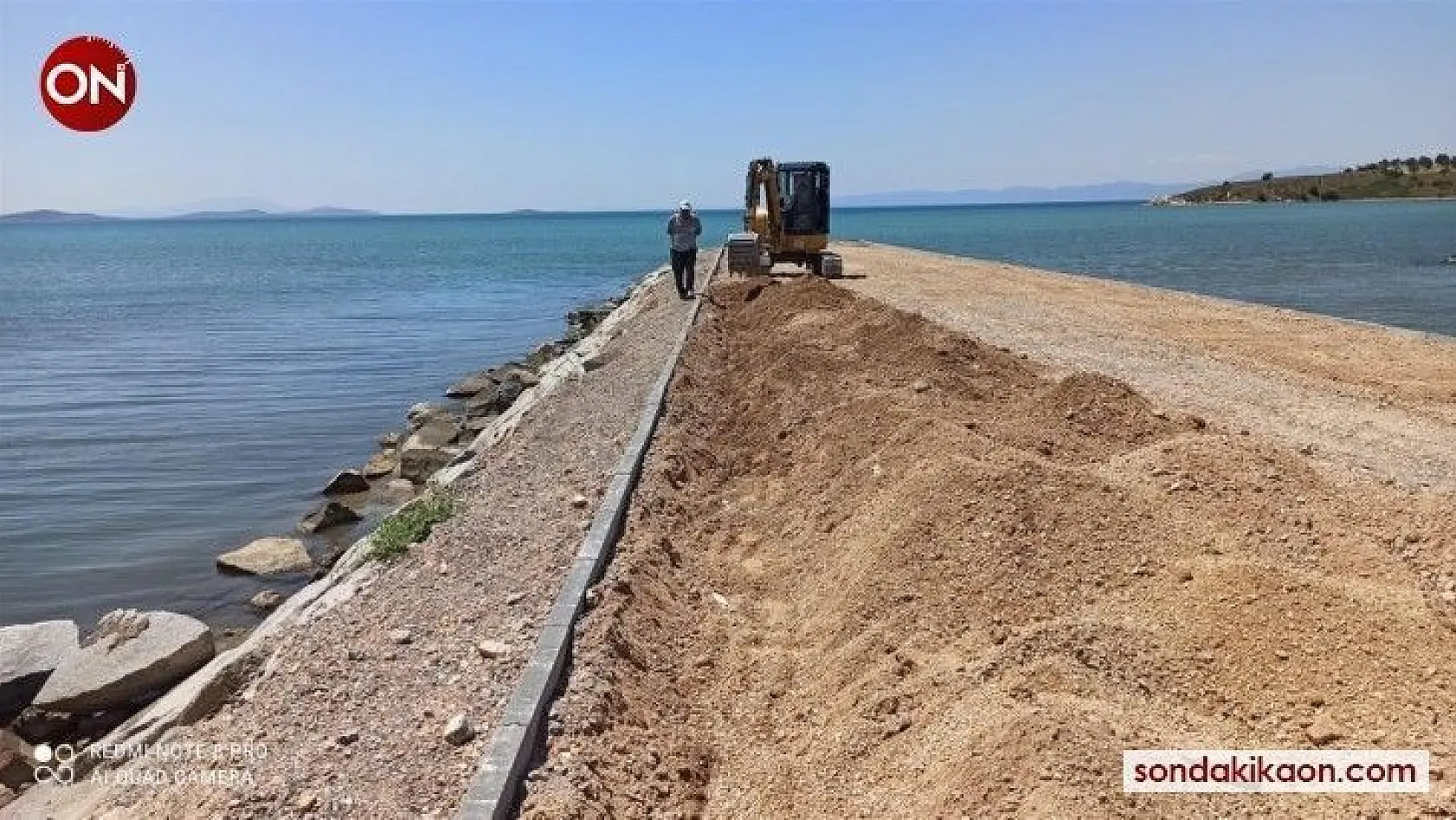 Balıkesir Büyükşehir Belediyesi'nden Gömeç Derkent sahil şeridine altın dokunuş