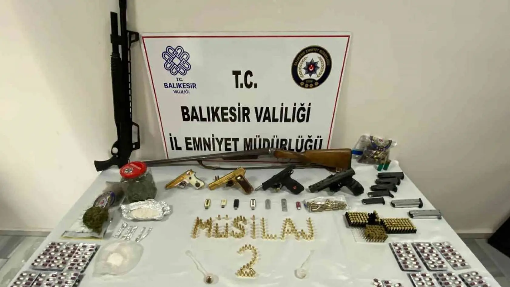 Balıkesir'de Müsilaj-2 operasyonunda 21 şüpheli gözaltına alındı