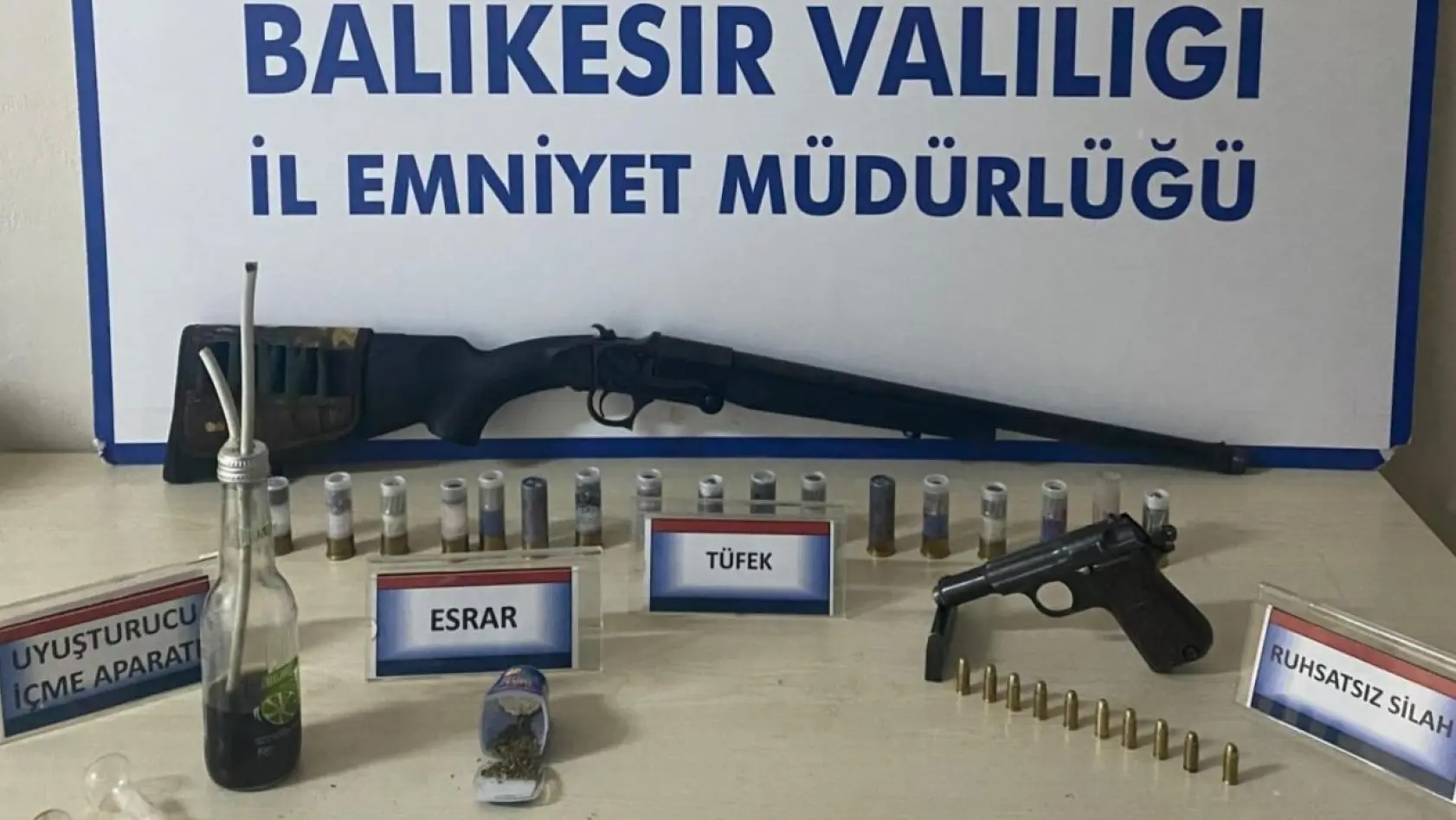 Balıkesir'de son bir haftada yapılan operasyonlarda 89 kişi tutuklandı