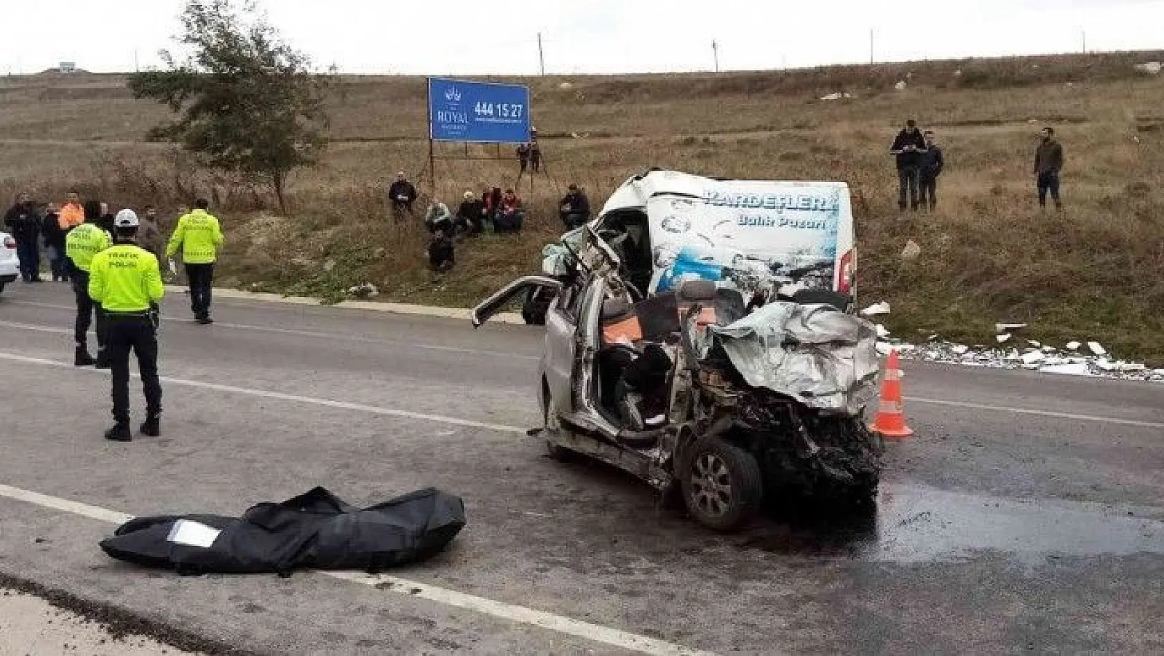 Bandırma'da feci kaza: 2 ölü
