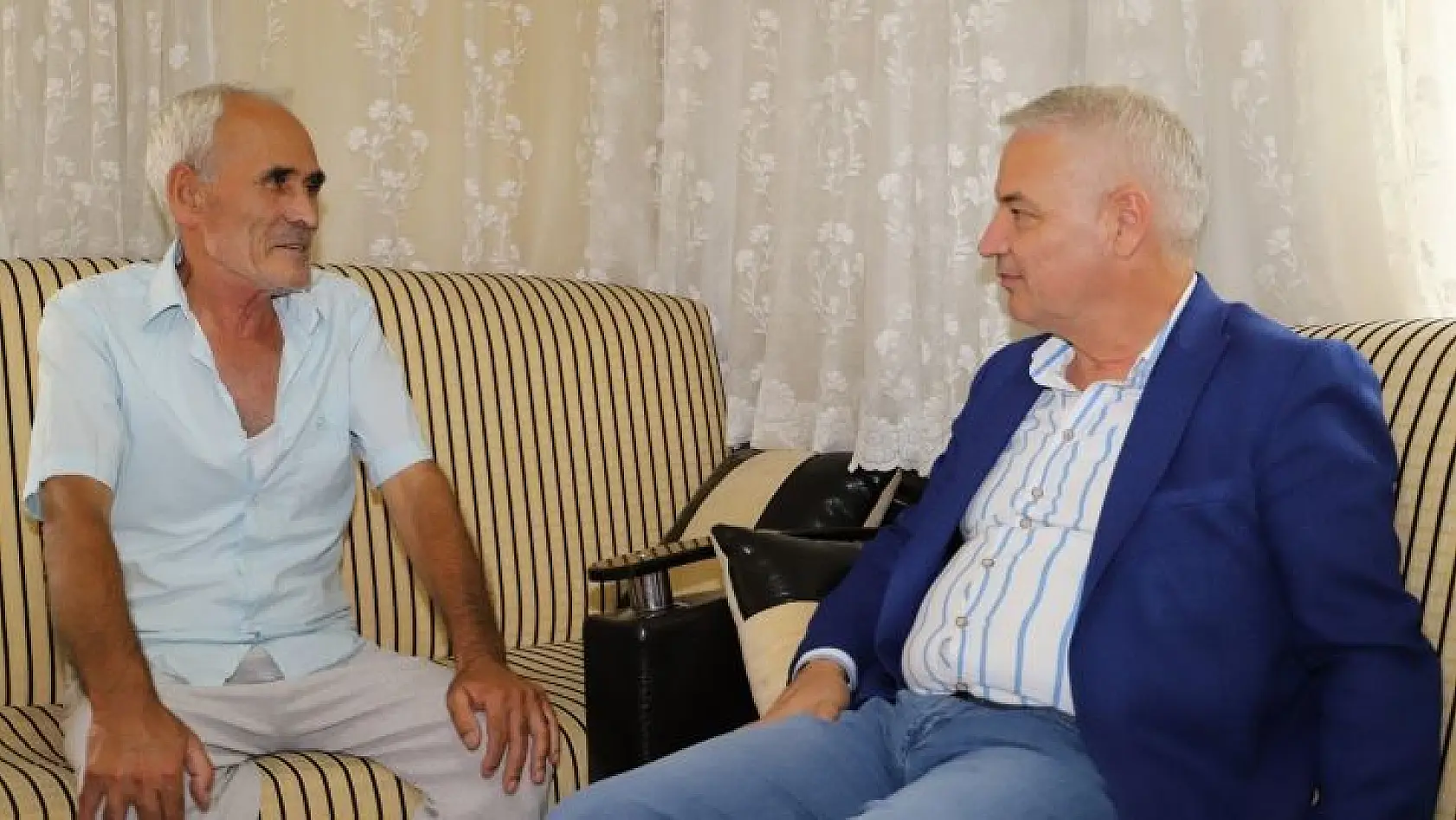 Başkan Bilgin'den İlyas Çetin'e 'Geçmiş olsun' ziyareti