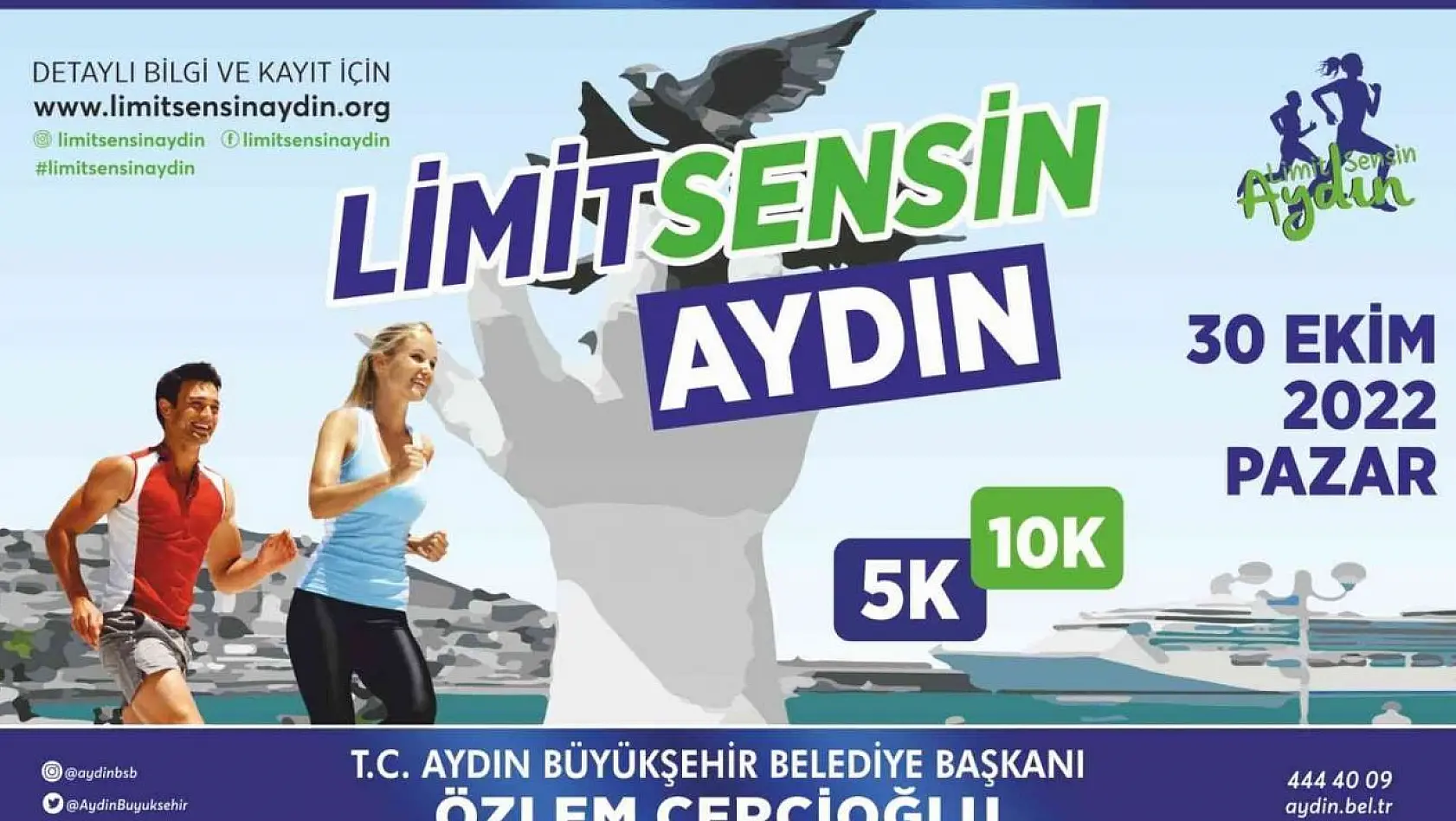 Başkan Çerçioğlu tüm koşucuları 'Limit Sensin Aydın'a davet etti