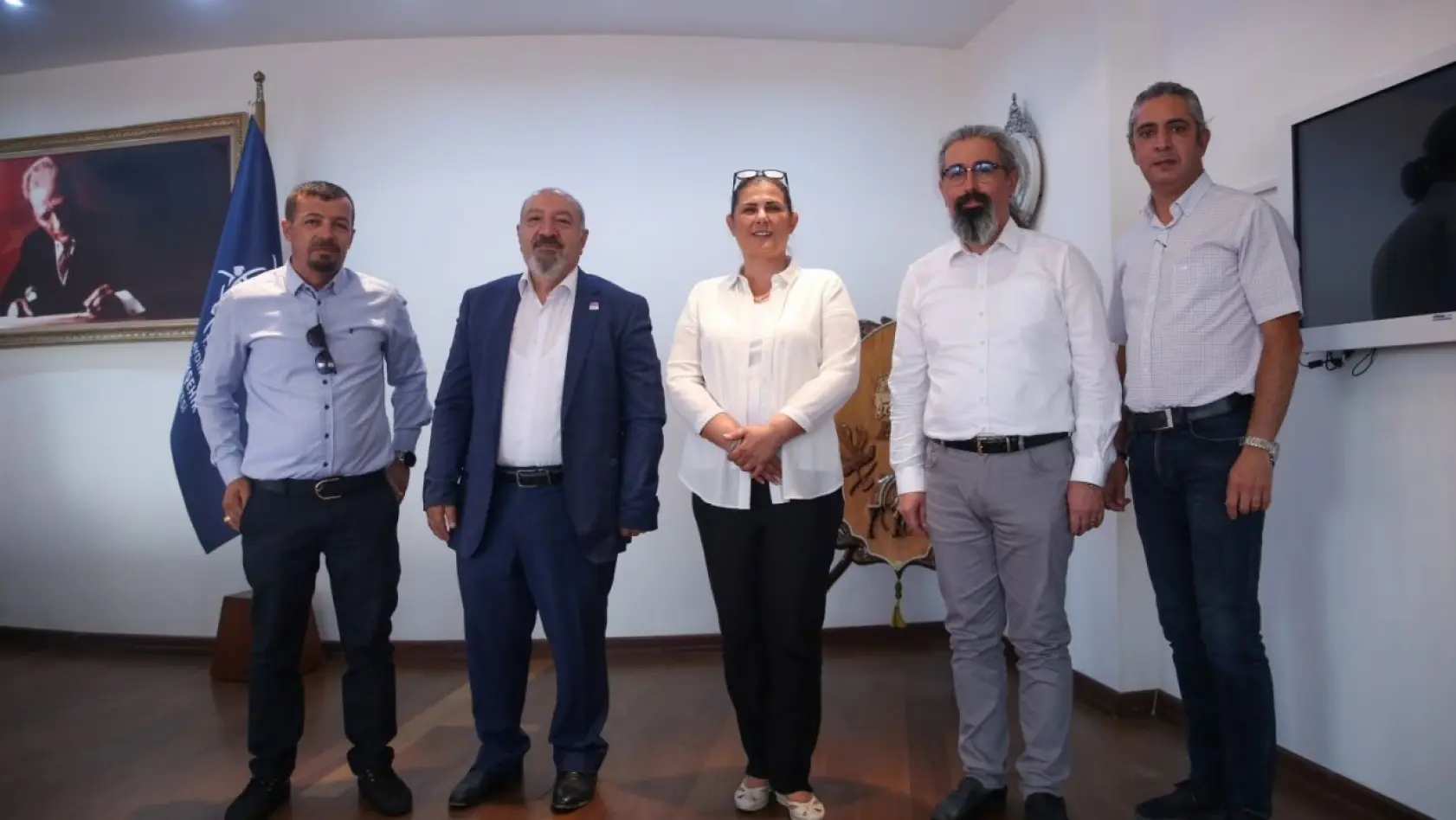Başkan Çerçioğlu, Türkiye Satranç Federasyonu'nu ağırladı