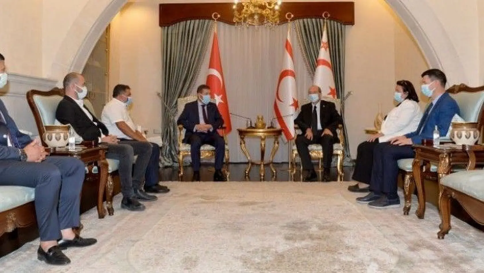 Başkan Ekrem Yavaş, KKTC Cumhurbaşkanı Ersin Tatar'ı ziyaret etti