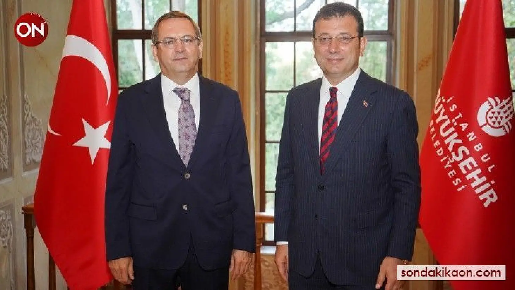 Başkan Ergin'den, Ekrem İmamoğlu'na ziyaret