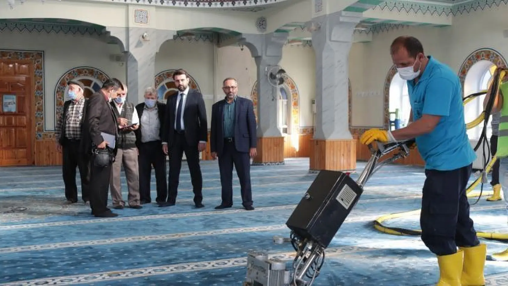 Başkan Ertuğrul Cevahir: 'Cami temizliği hizmetimiz kesintisiz devam edecek'