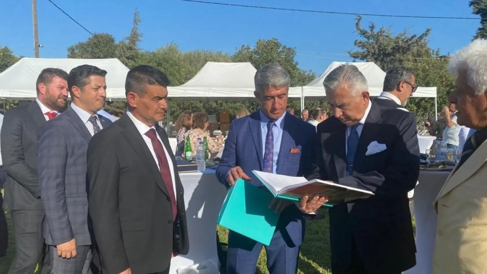 Başkan Oktay, Rodos'ta resepsiyona katıldı