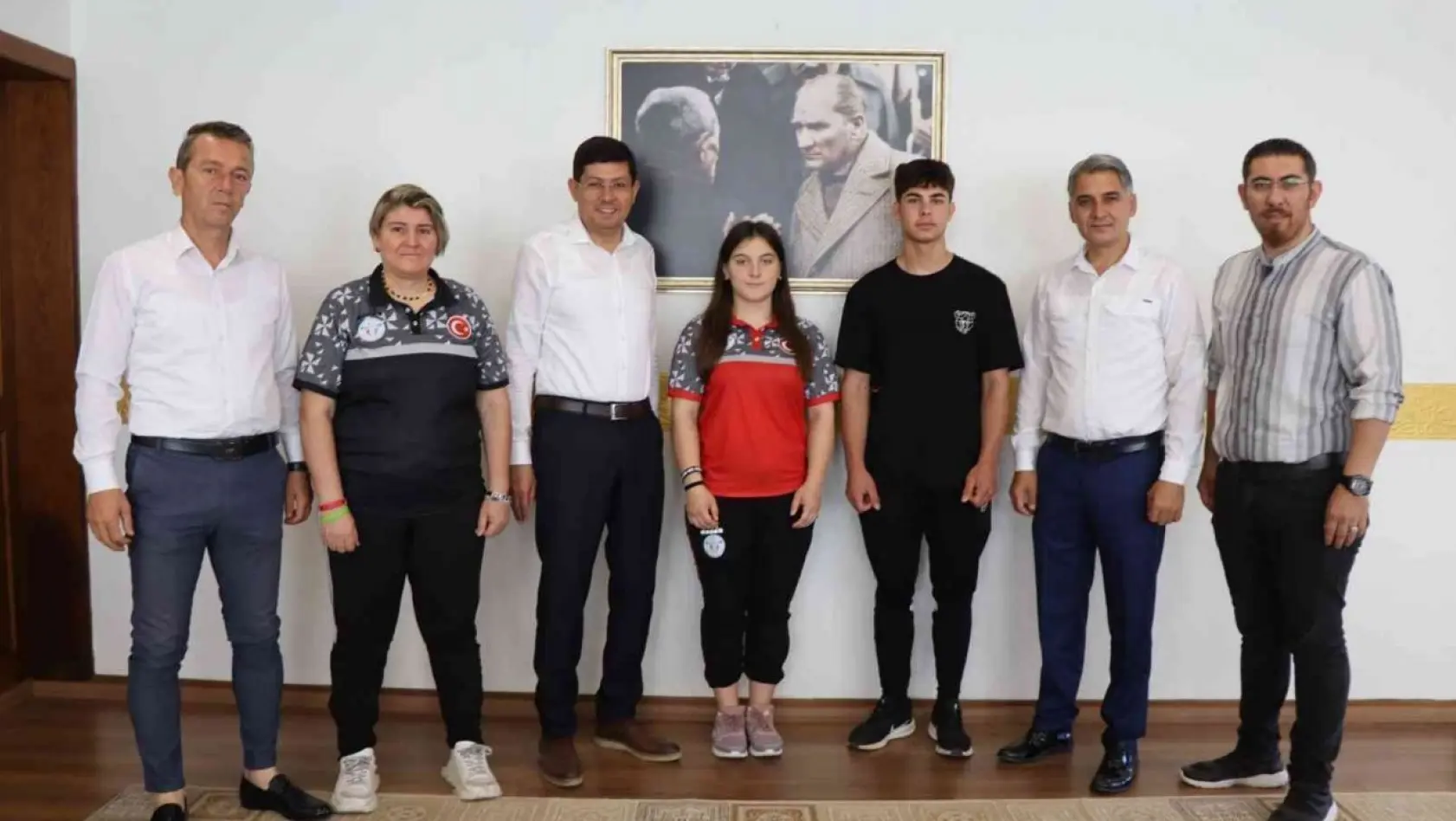 Başkan Özcan, Nazilli'nin şampiyonlarını ağırladı