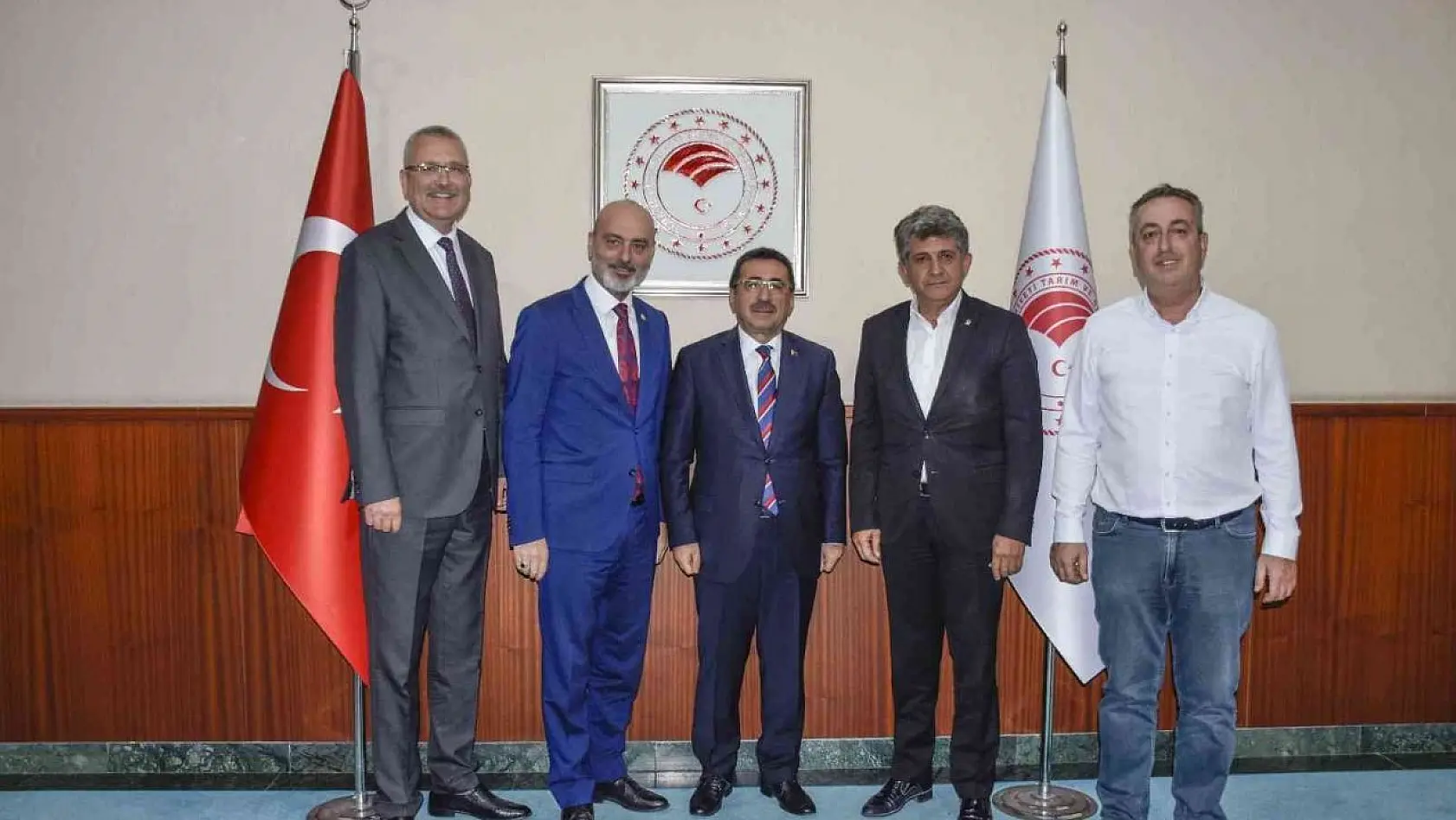 Başkan Özkan'dan Tarım ve Orman Bakan Yardımcısı Pakdil ile Ankara'da görüşme