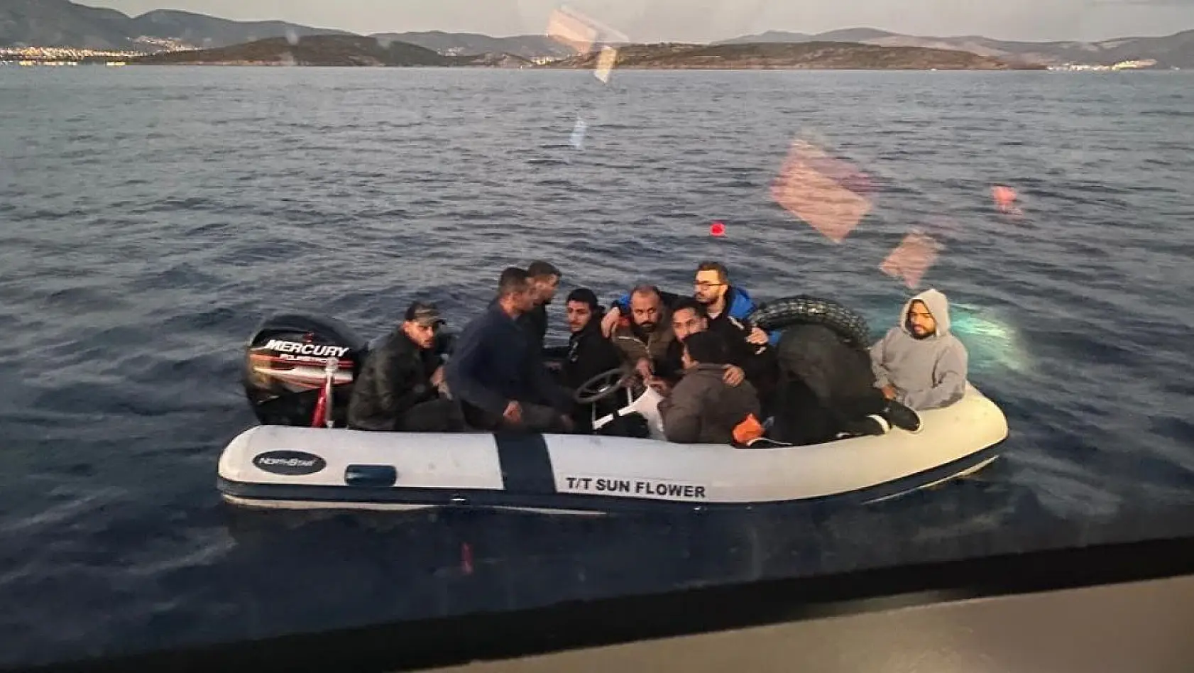 Bodrum'da 9 düzensiz göçmen yakalandı