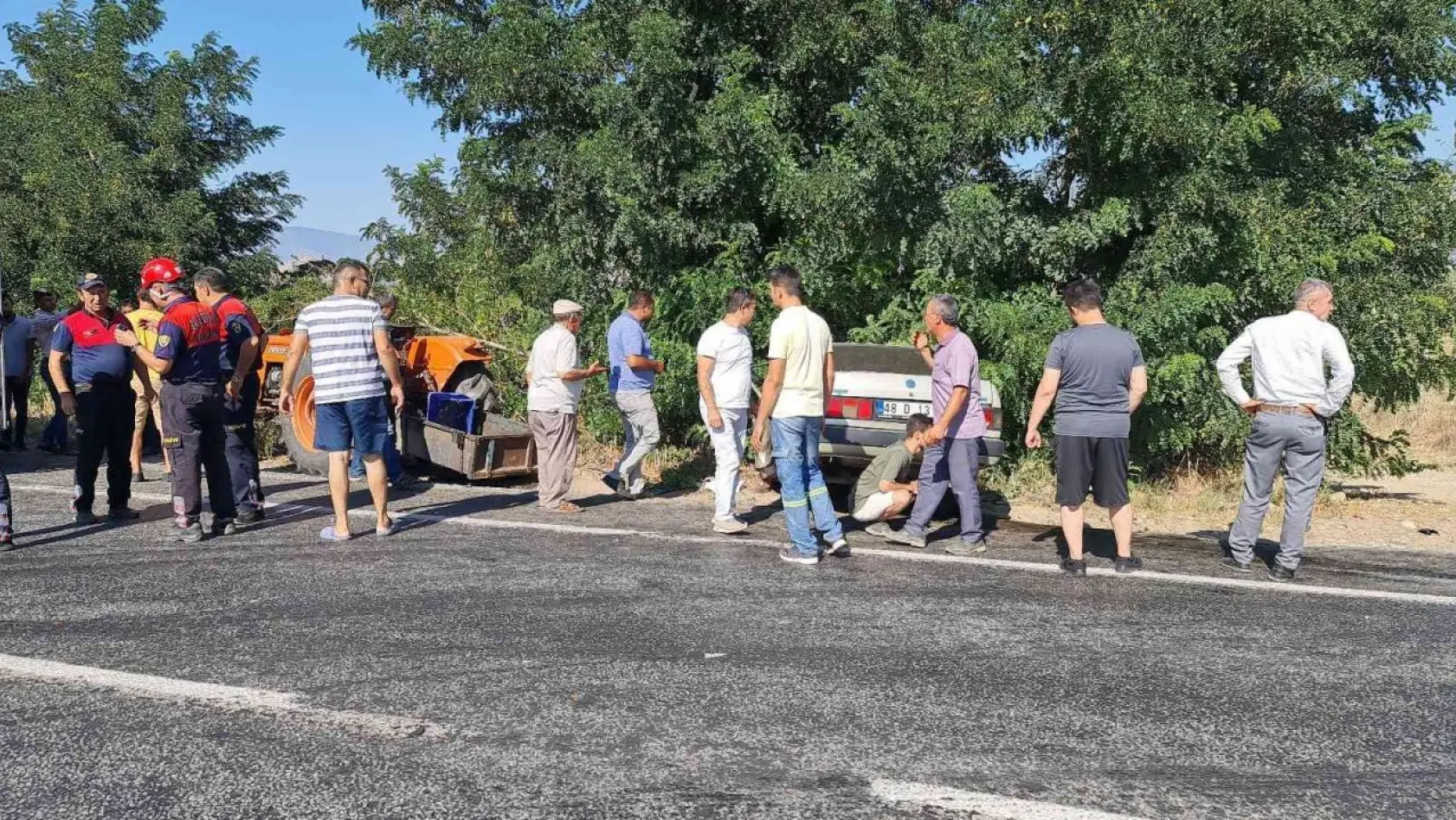Bozdoğan'da trafik kaza: 2 yaralı