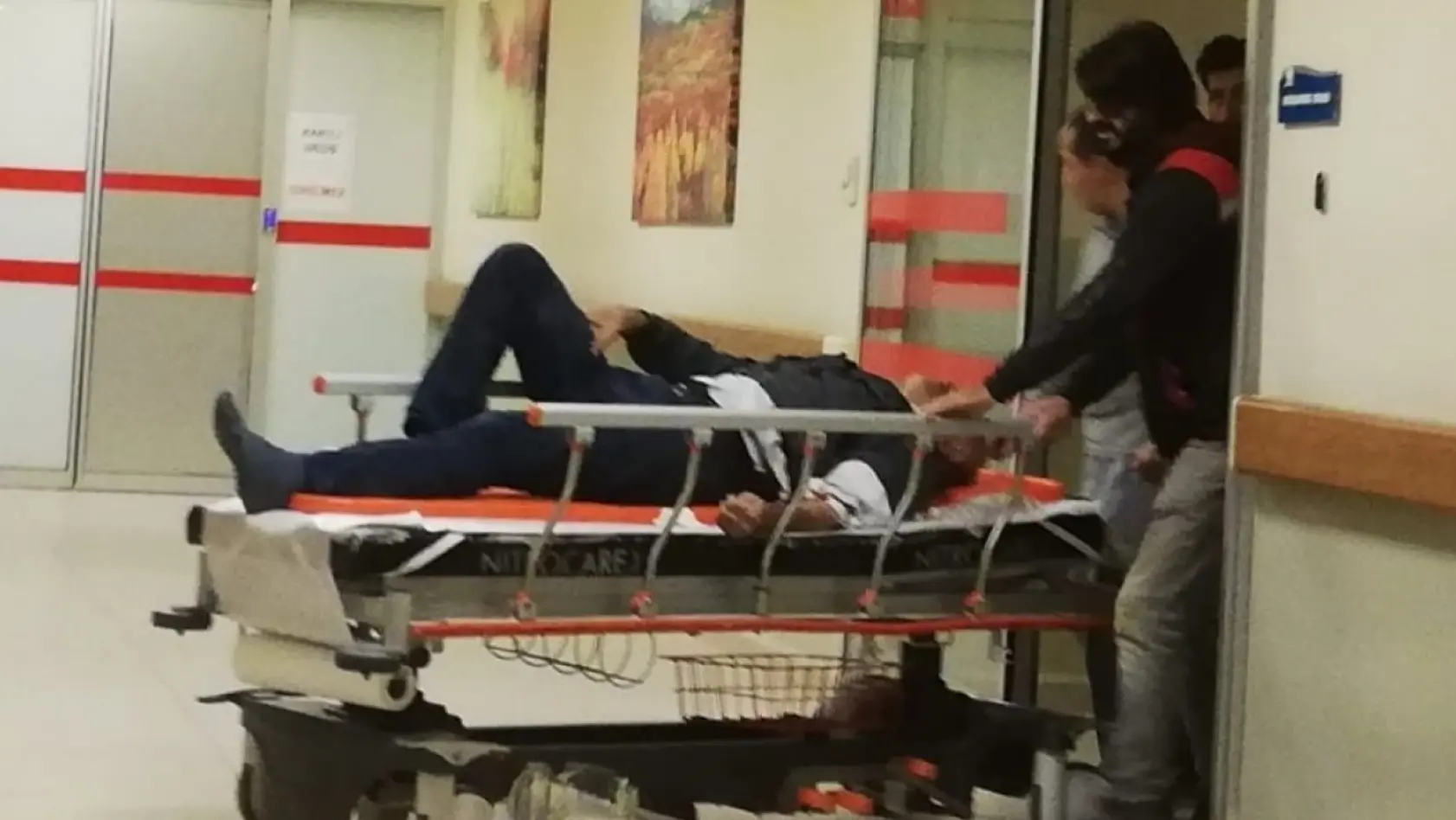 Bursa'da bir çalışan ilk iş gününde hastanelik oldu