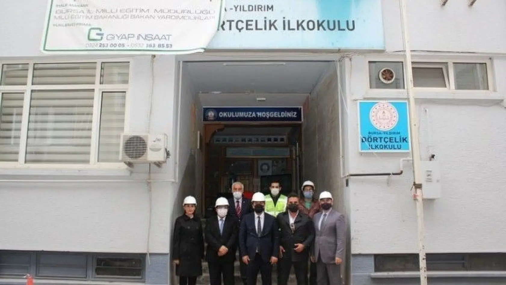 Bursa'da okul inşaatları hız kesmeden devam ediyor