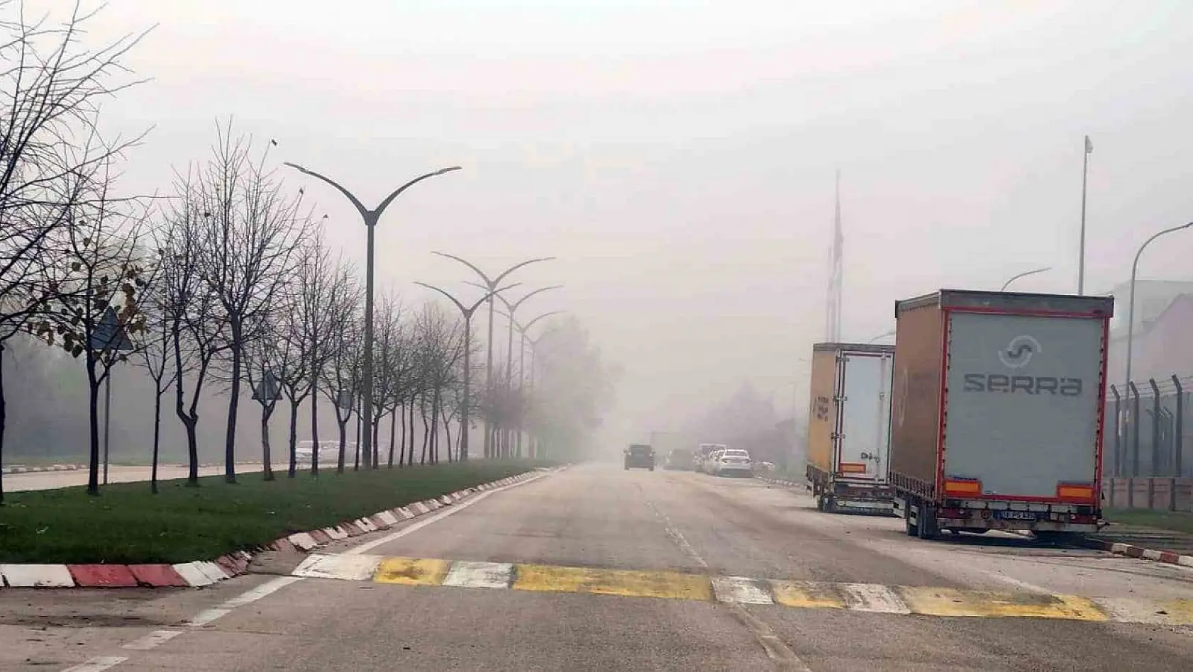 Bursa'da sis etkili oldu