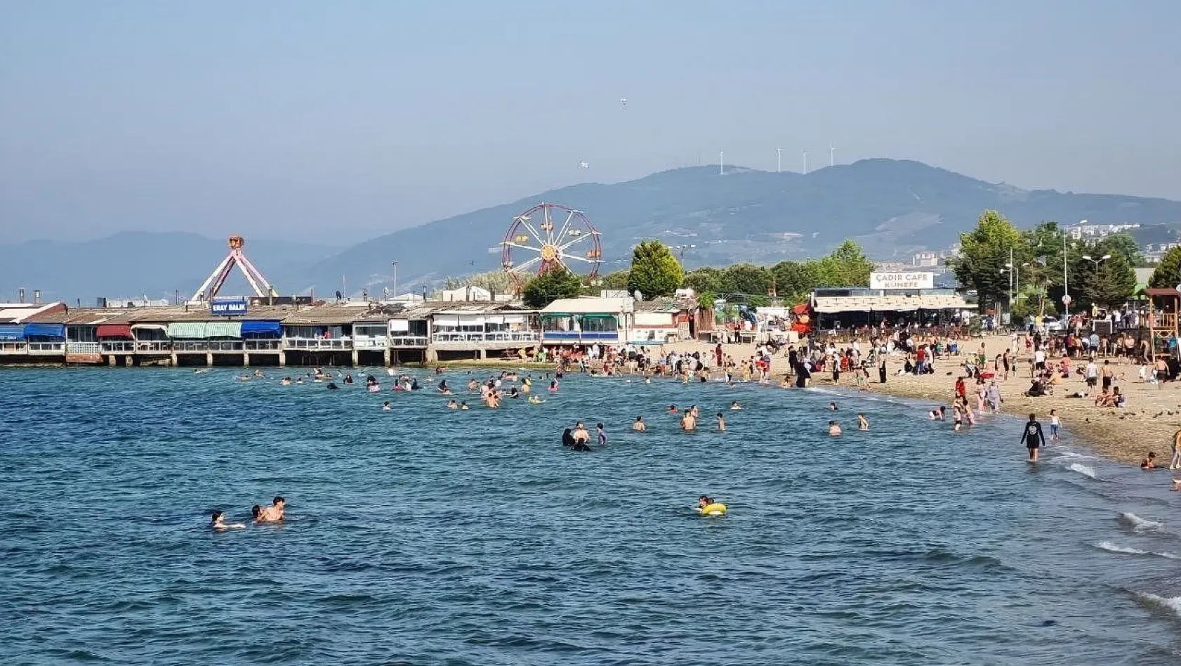 Bursa sahillerinde sezon sonları