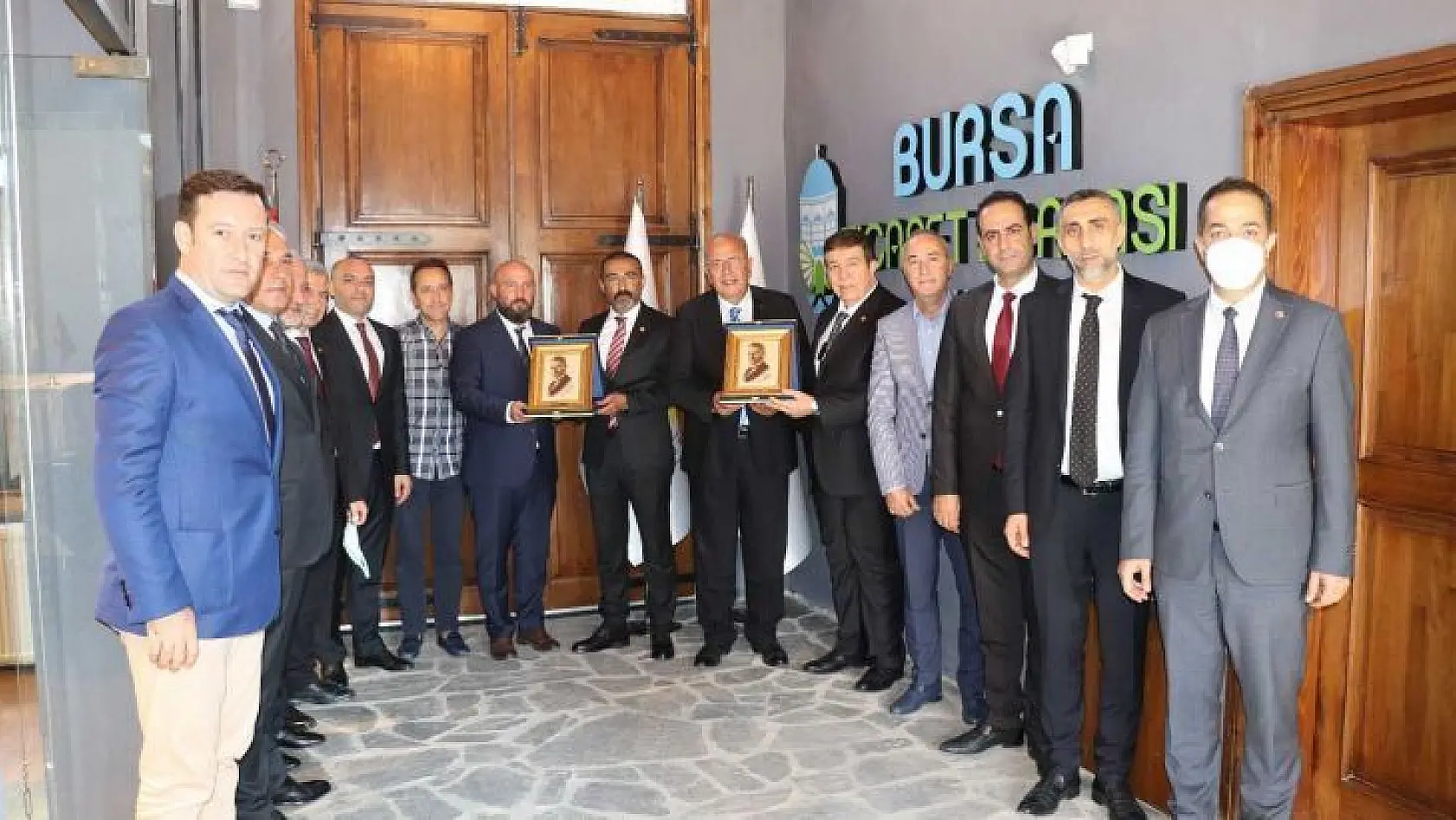 Bursa Ticaret Borsası, Gaziantep Ticaret Odası heyetini ağırladı