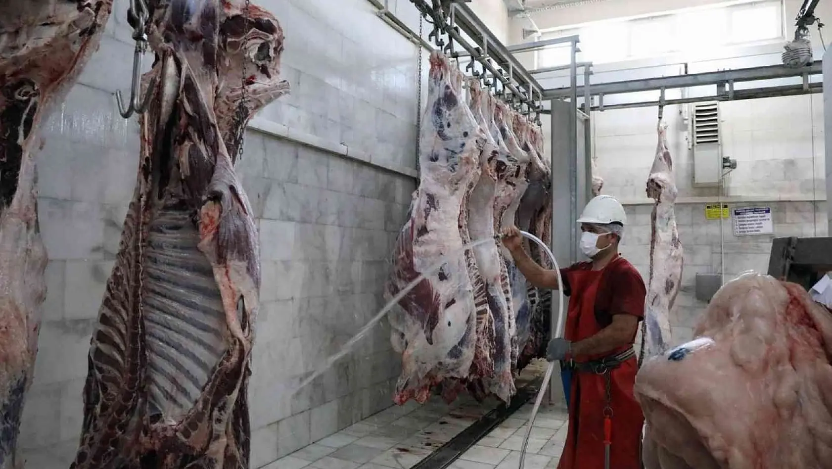 Büyükşehir mezbahalarında 31,6 milyon kilo kırmızı et üretildi
