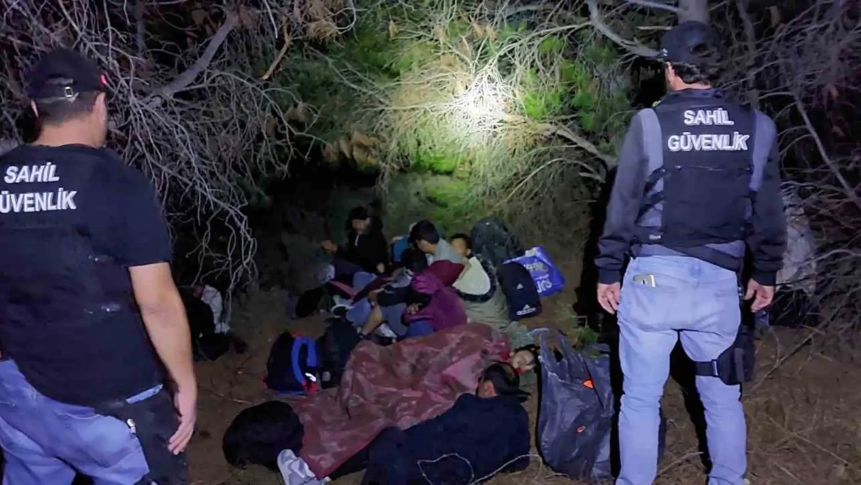 Çanakkale'de 61 kaçak göçmen yakalandı