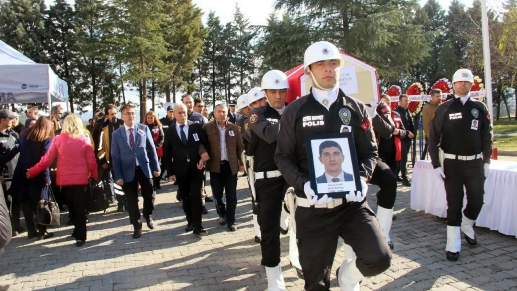 Çineli Şehit Komiser için Muğla'da tören düzenlendi
