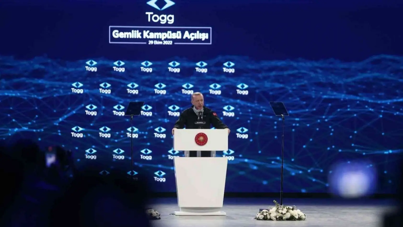 Cumhurbaşkanı Erdoğan: 'Togg ülkemizin güçlü yarınları için bu ortak hayali kurmanın tadını hepimize yaşatan projenin adıdır'