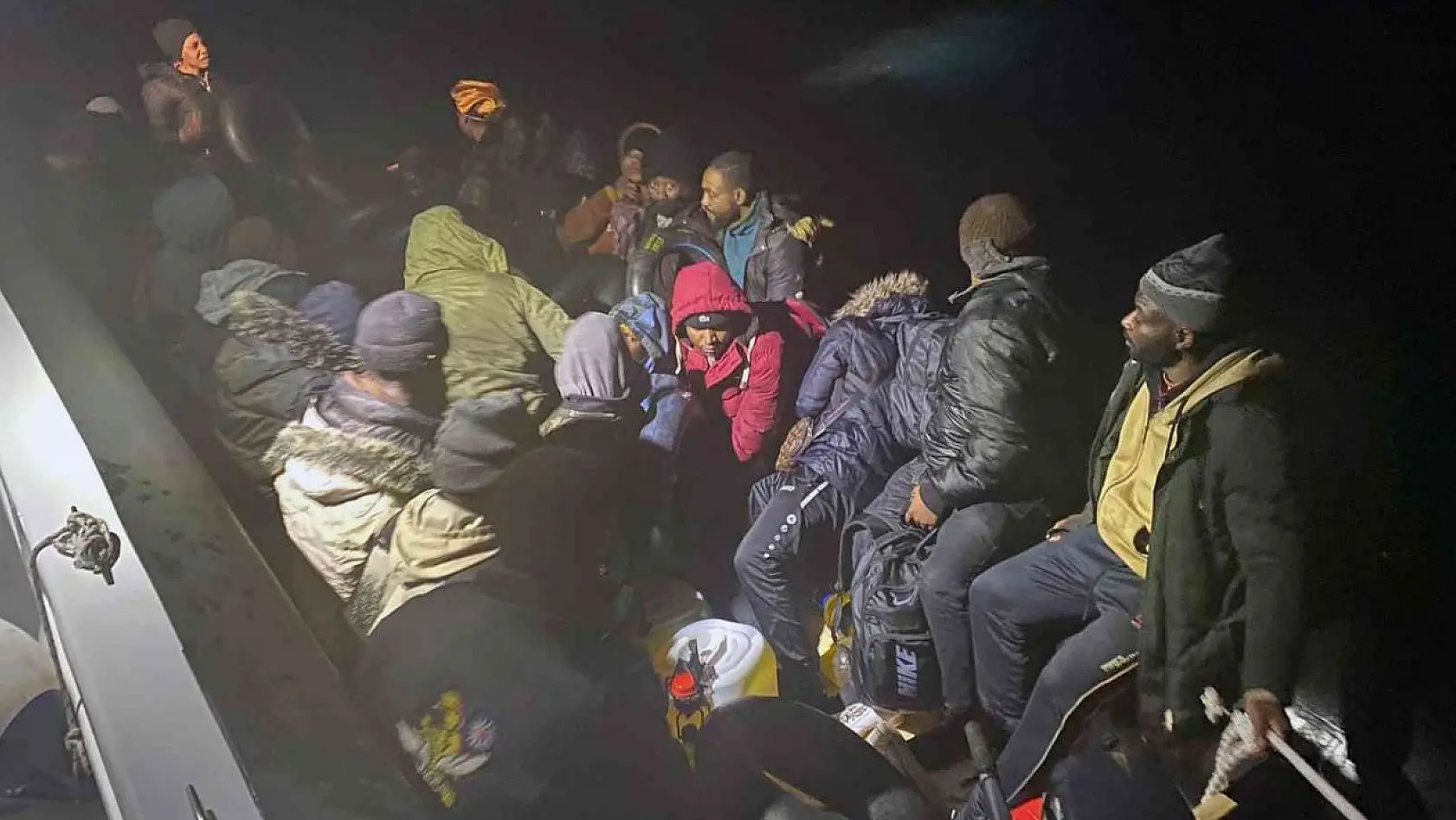 Dalaman'da 34 göçmen yakalandı