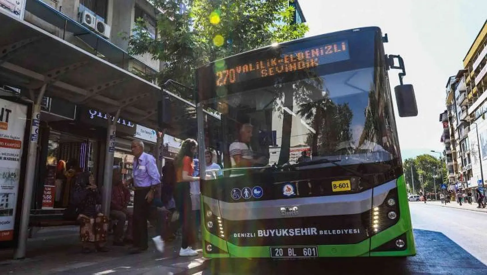 Denizli'de bayramda otobüsler ücretsiz