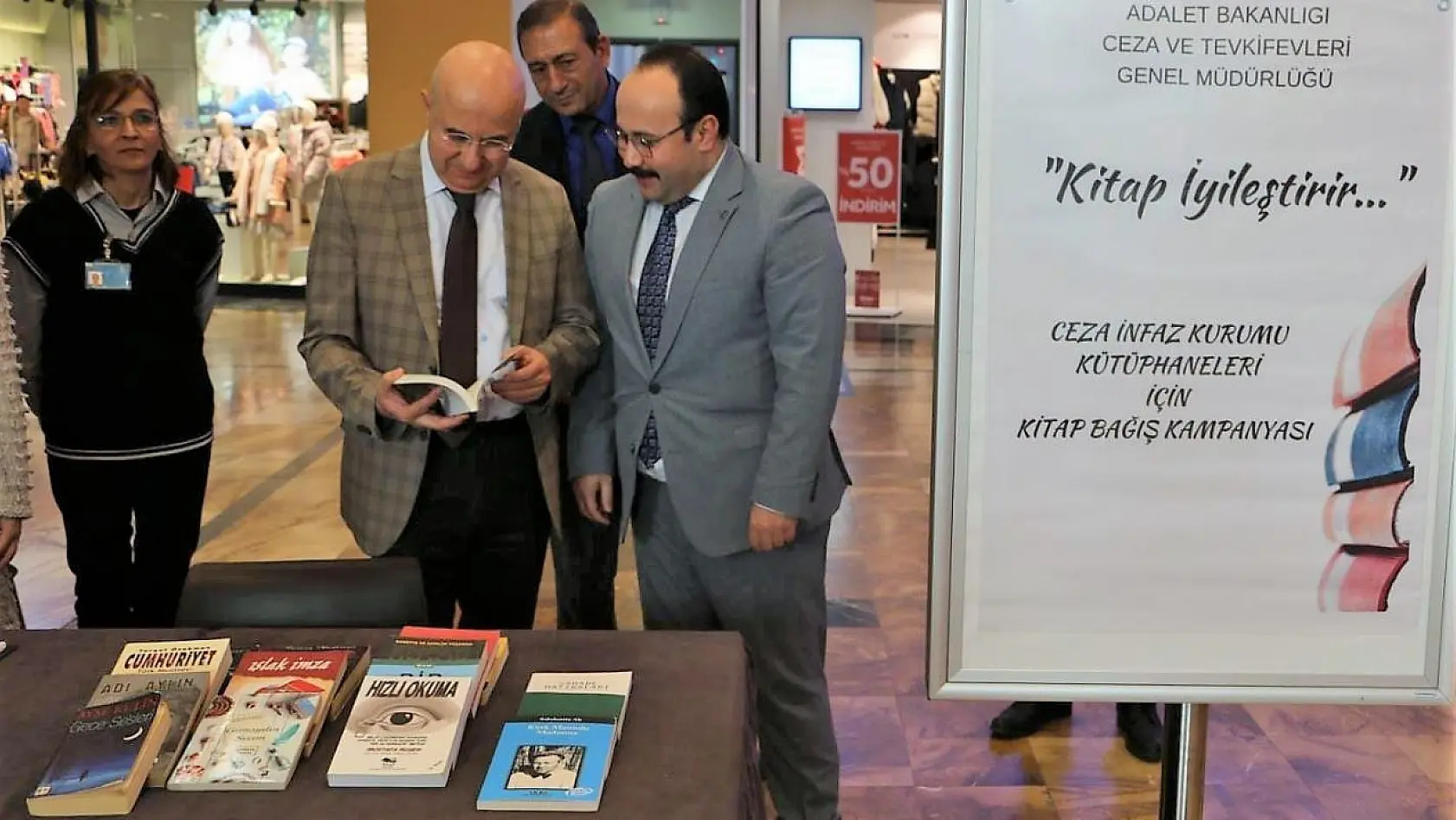 Denizli'de ceza infaz kurumu kütüphaneleri için kitap bağışı kampanyası başlatıldı