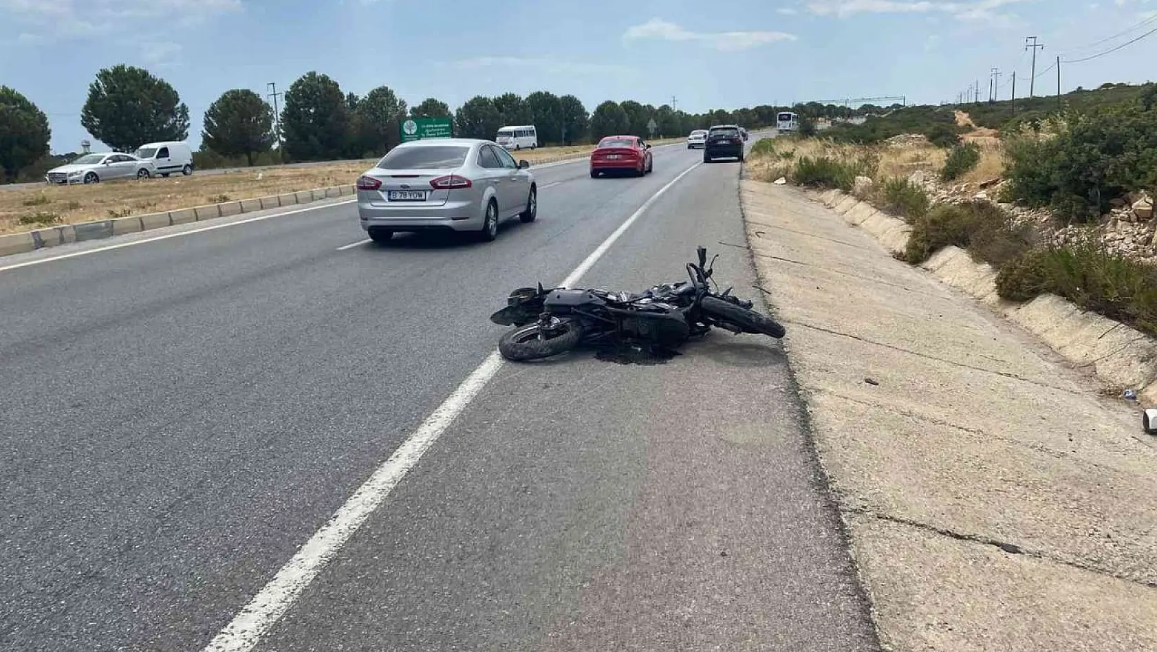 Didim'deki kazada motosiklet sürücüsü hayatını kaybetti