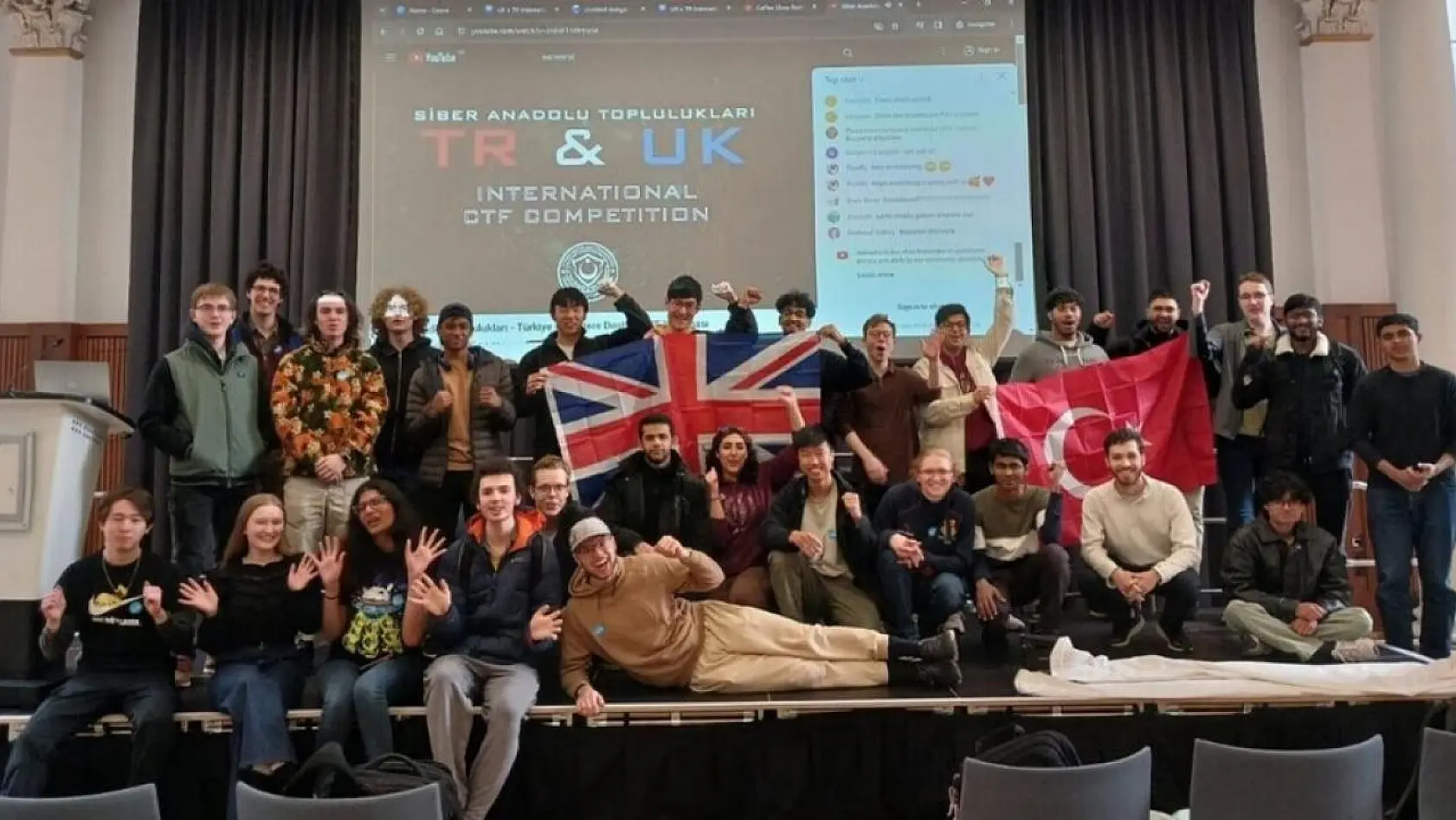 DPÜ öğrencilerinden TR&UK Uluslararası CTF Yarışması'nda tarihi başarı