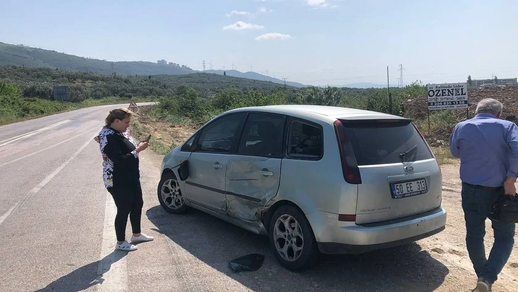 Erdek'te trafik kazası: 1 yaralı