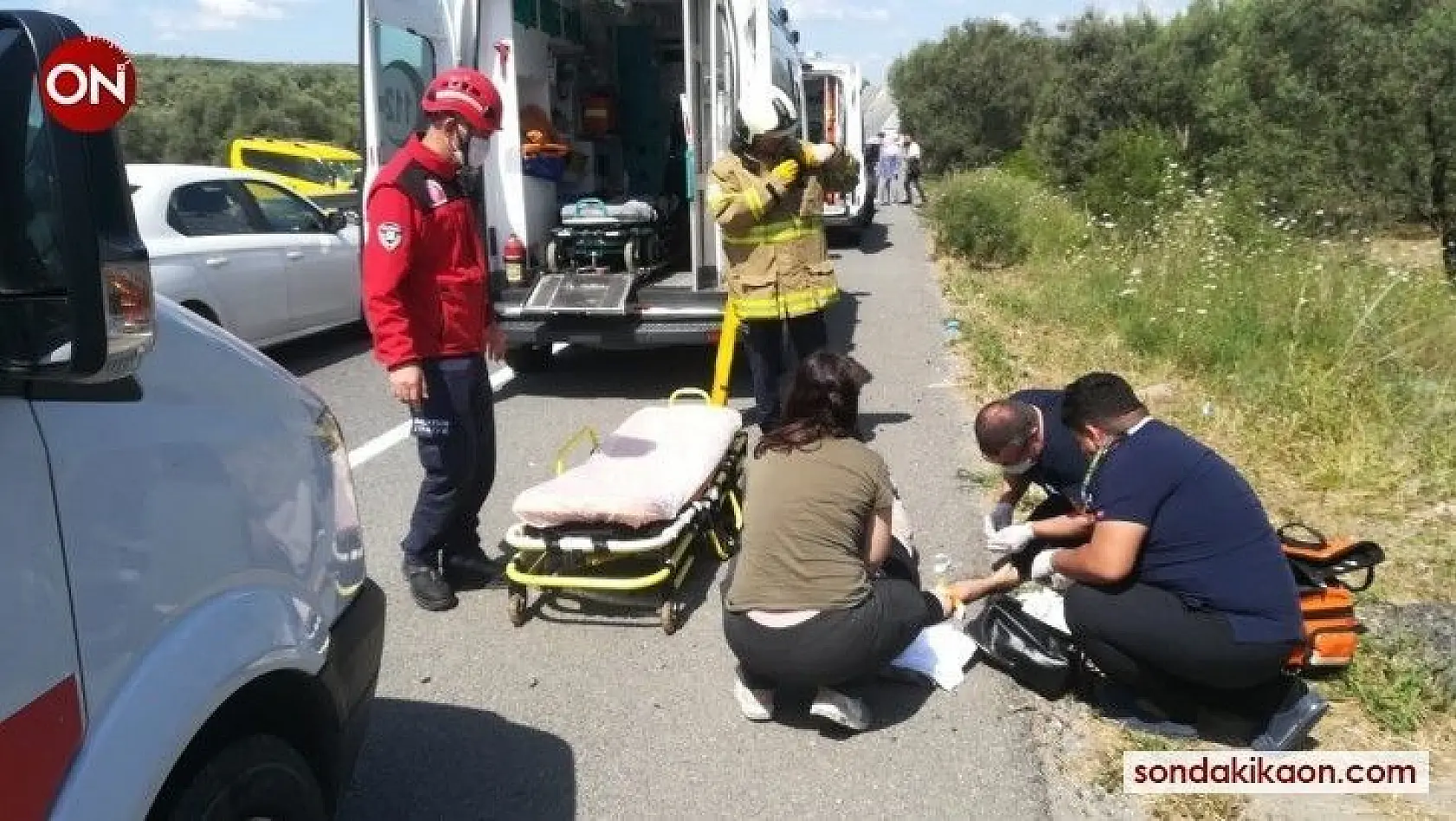 Havran'da kaza: 4 yaralı
