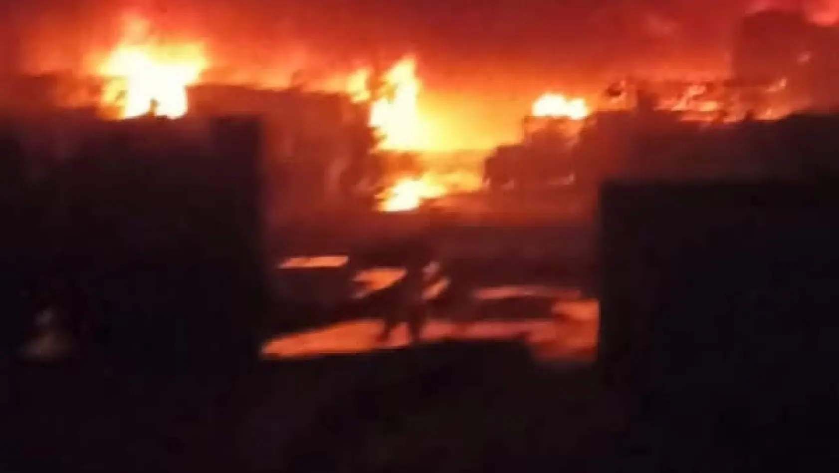 Honaz'da mermer fabrikasında çıkan yangın söndürüldü