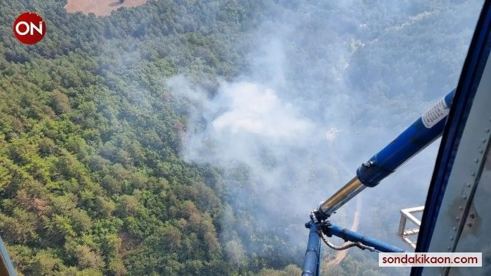 İvrindi'de 10 dönüm ormanlık alan yandı