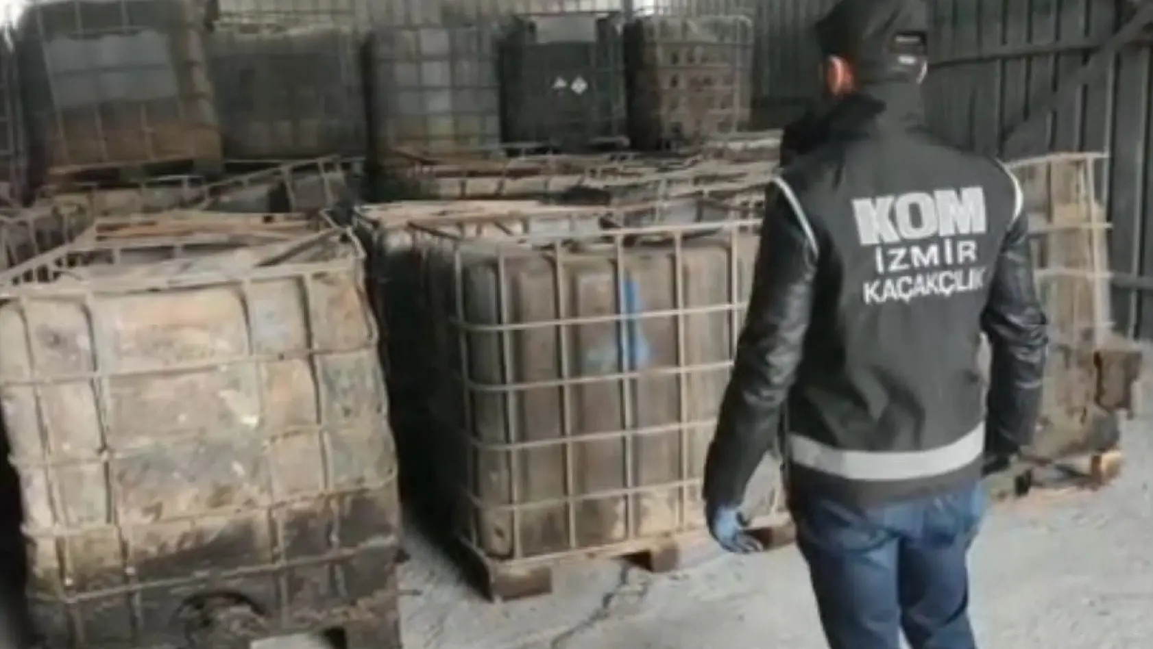 İzmir'de 1 milyon litre karışımlı akaryakıt ele geçirildi