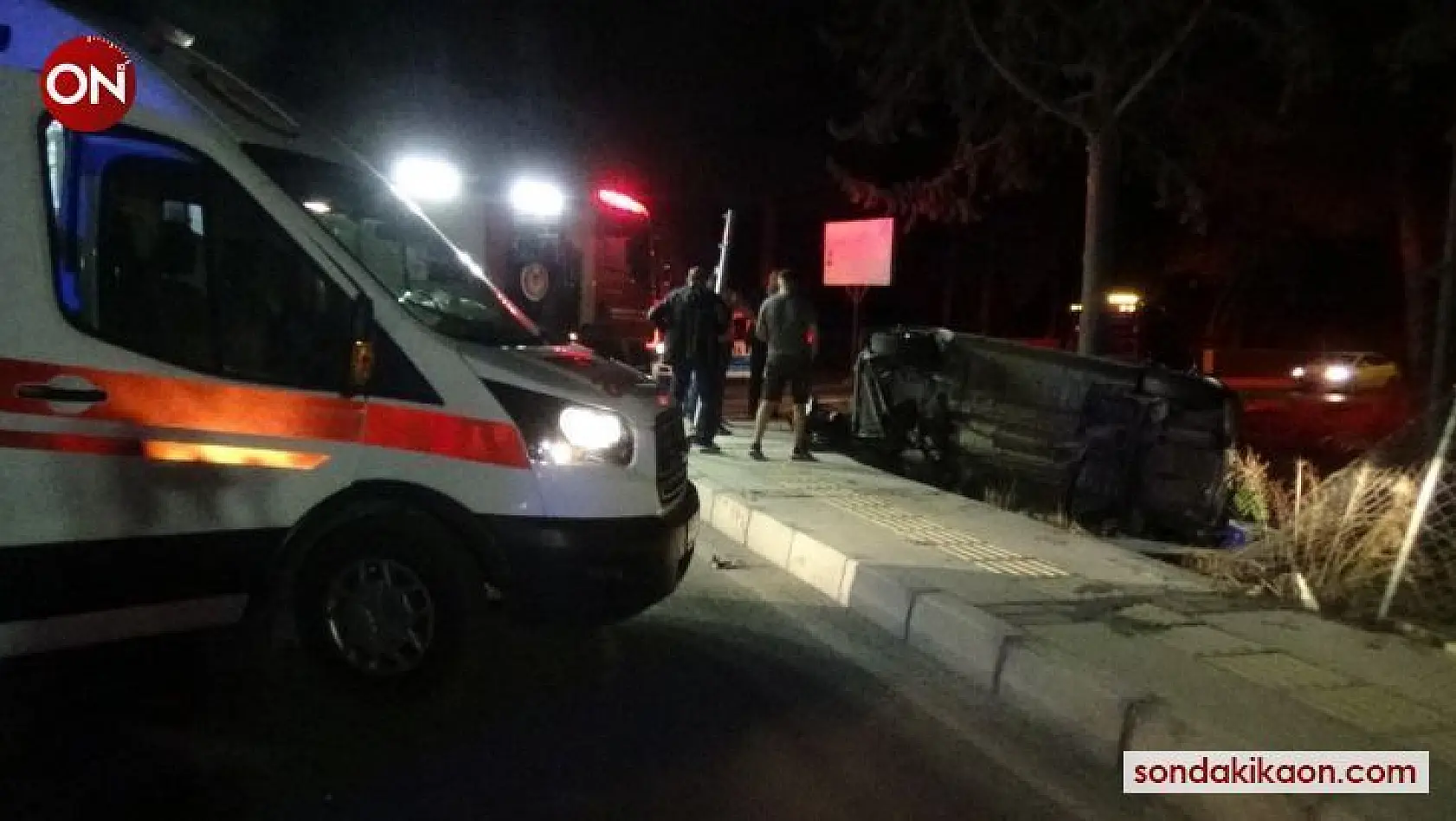 İzmir'de düğün dönüşü feci kaza: 4 yaralı