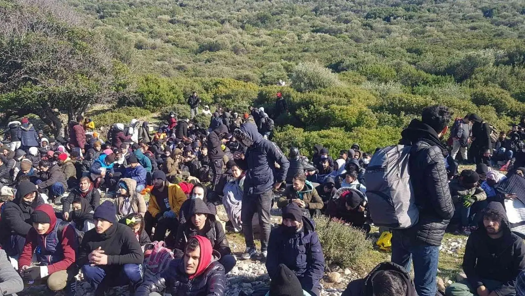 İzmir'de jandarmadan göçmen kaçakçılığı operasyonu: 19 olayda 343 göçmen yakalandı