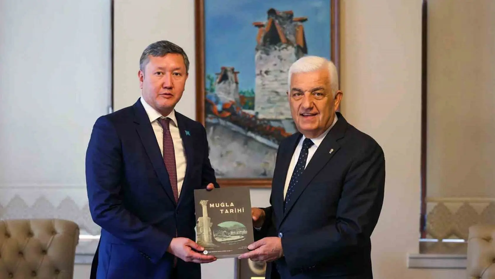 Kazakistan Cumhuriyeti Antalya Başkonsolosu Kanafeyev'den  Başkan Gürüne ziyaret