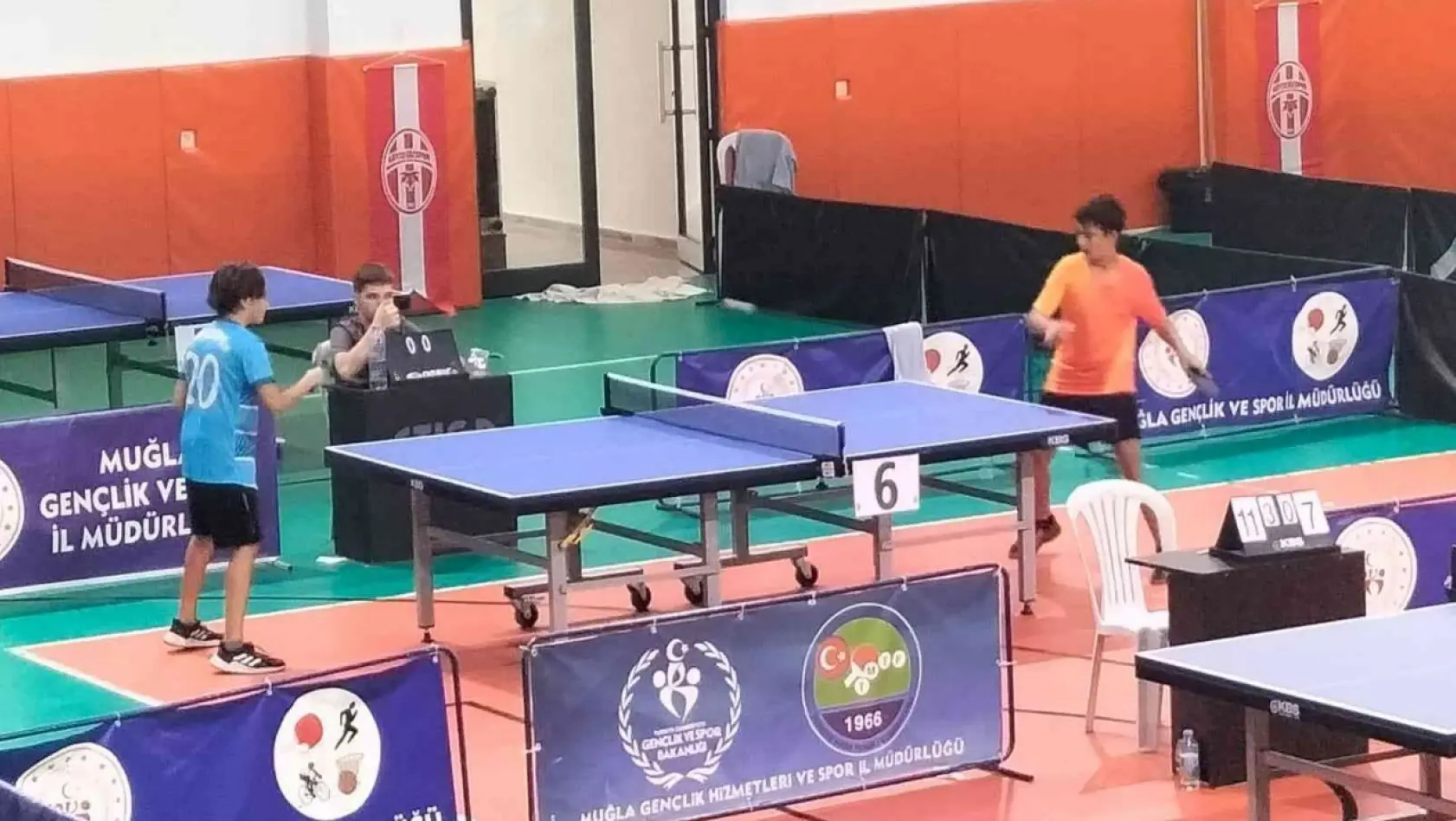Köyceğiz'de 30 Ağustos Zafer Kupası Masa Tenisi Turnuvası yapıldı