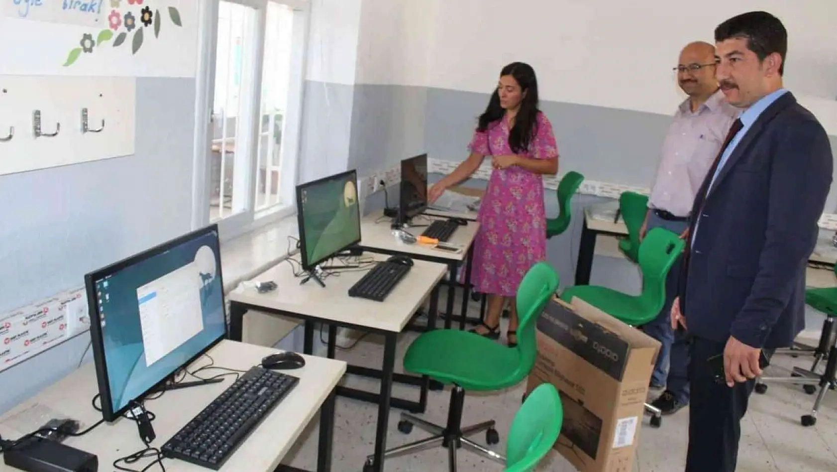 Köyceğiz'de Bilişim Teknolojileri Laboratuvarı açıldı