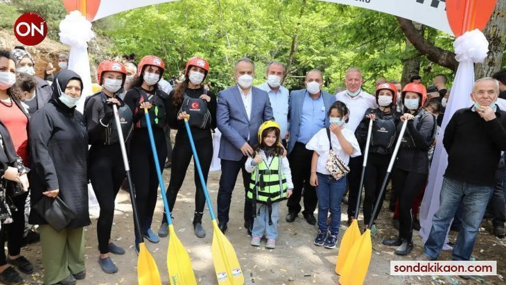 Marmara'nın rafting parkuru Orhaneli'de açıldı